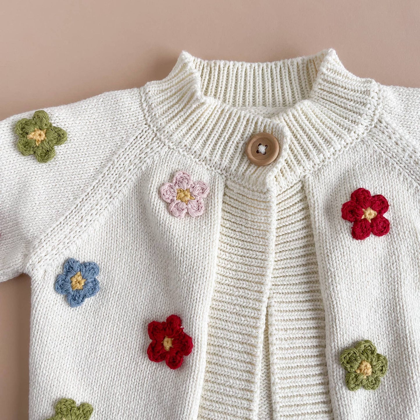 Cotton Flower Cardigan Baby & Toddler Sweater