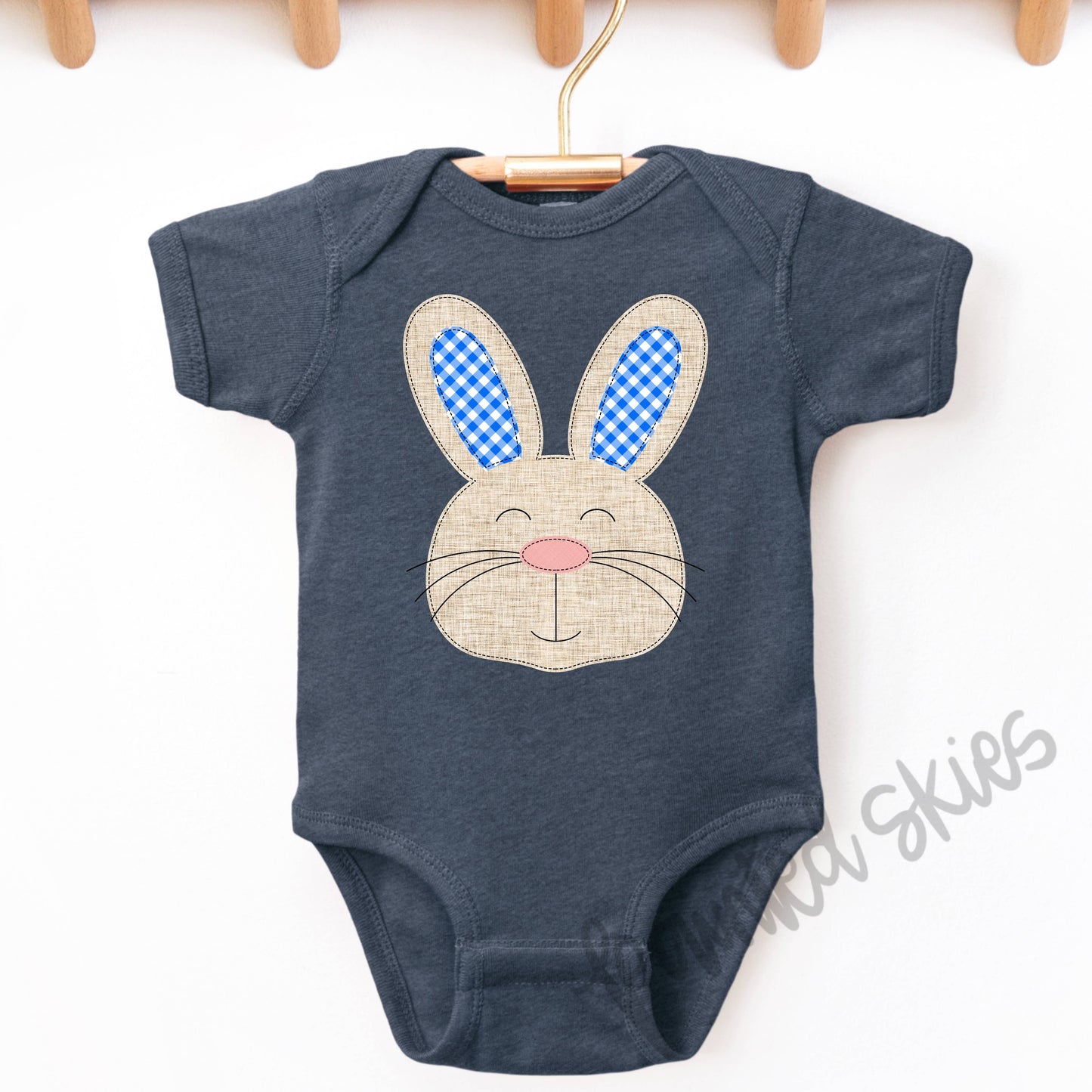 Bunny Baby Bodysuit | Blue