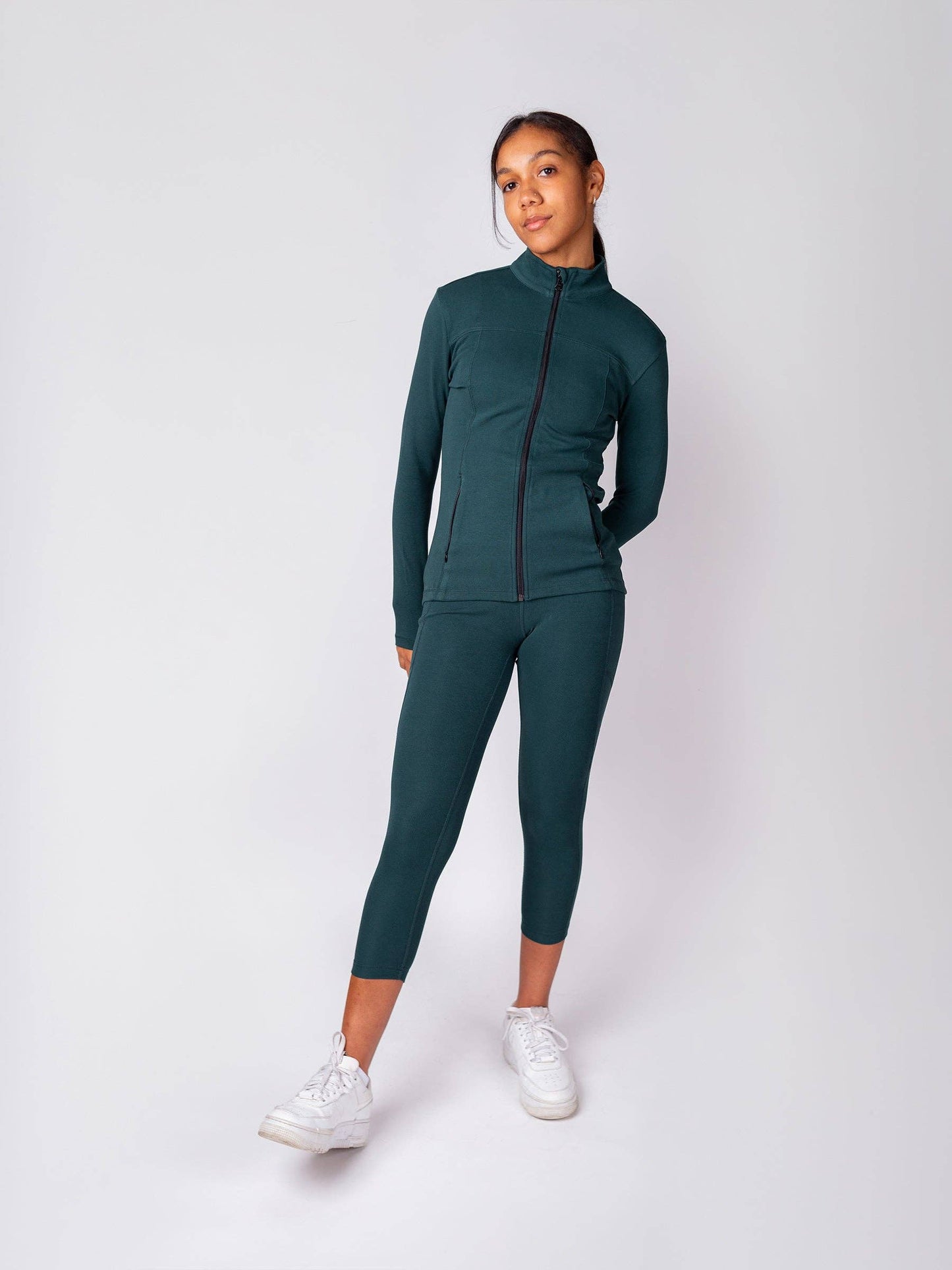 PlantTec™ Crop/Petite Leggings | Monstera or Black