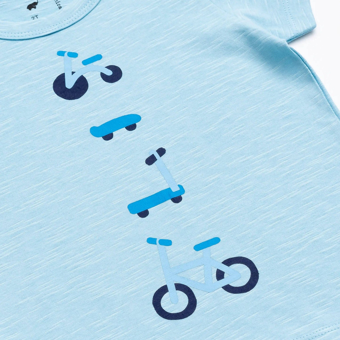 Short Sleeve Crewneck Tee | On Wheels