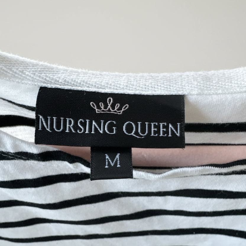 Nursing Queen Striped Shirt, M (Pre-Loved)