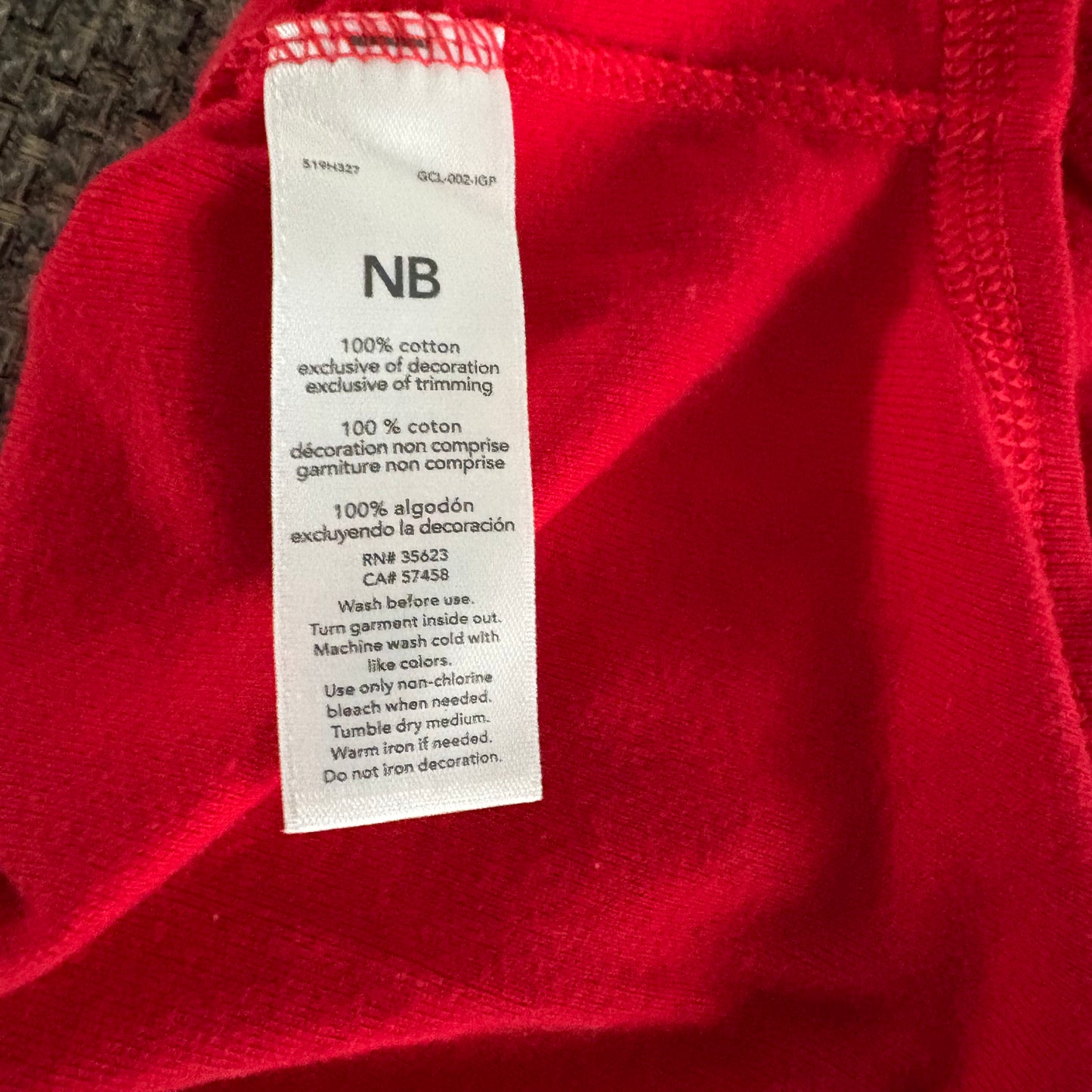 My First Valentine’s Day Baby Bodysuit, NB (Pre-Loved)