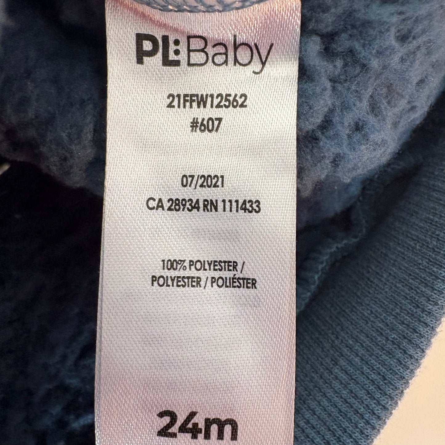 Fleece Sweatshirt, 24M | Teal (Pre-Loved)