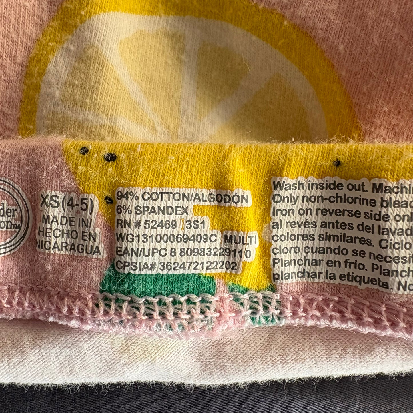 Pink Lemon Shorts, XS(4/5) (Pre-Loved)