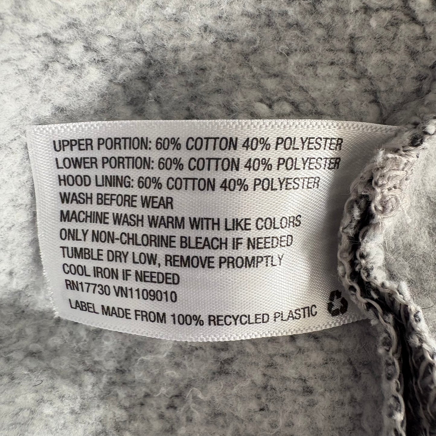 Gray Hooded Sweatshirt, 18M (Pre-Loved)