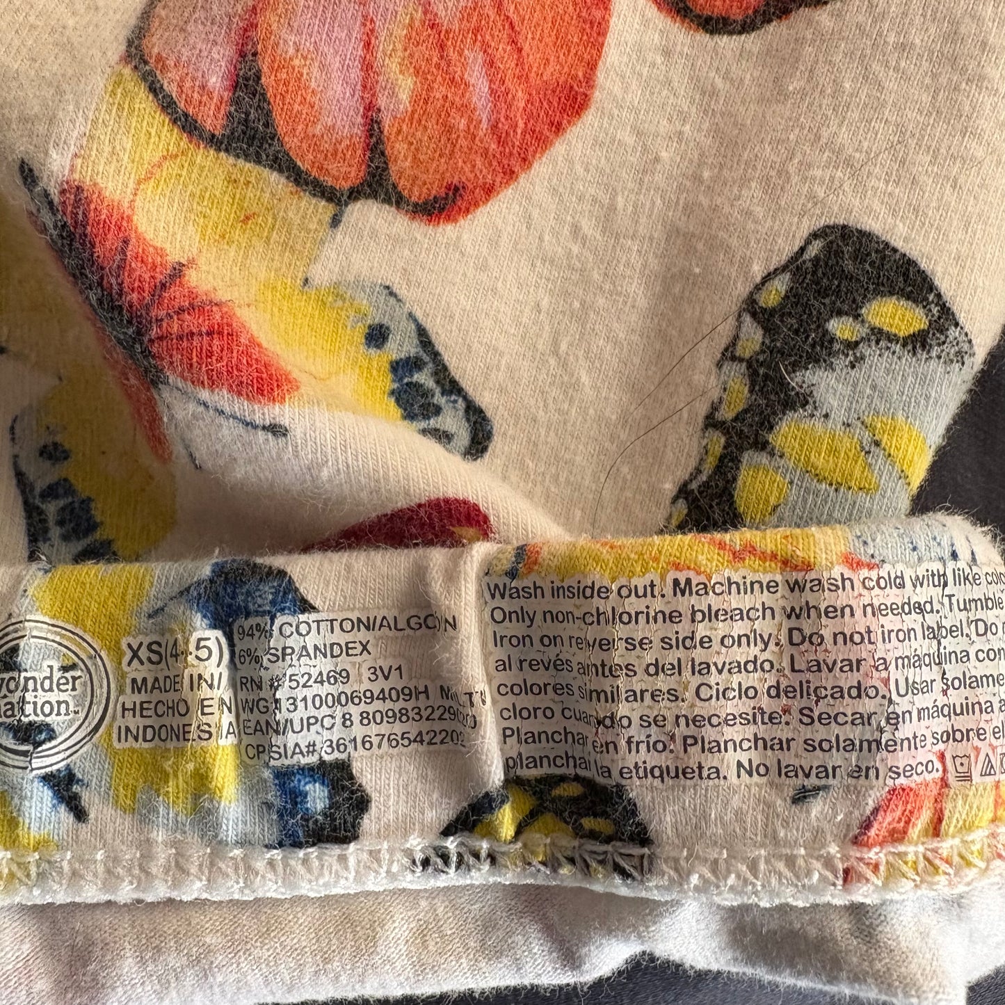 Butterfly Shorts, XS(4/5) (Pre-Loved)