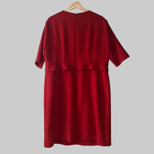 Luxe by Seraphine Red Maternity Dress, Size US 14 (Pre-Loved)