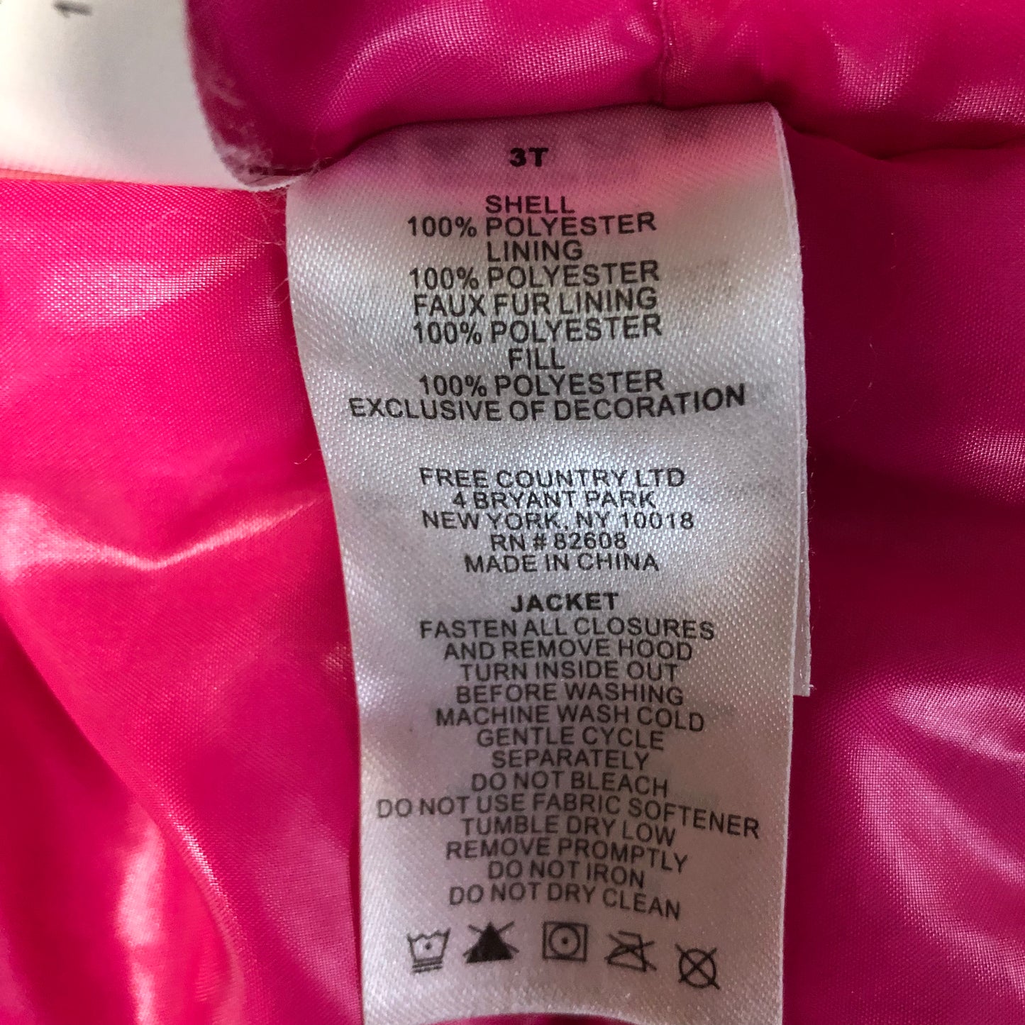 Free Country Winter Jacket, 3T (Pre-Loved)