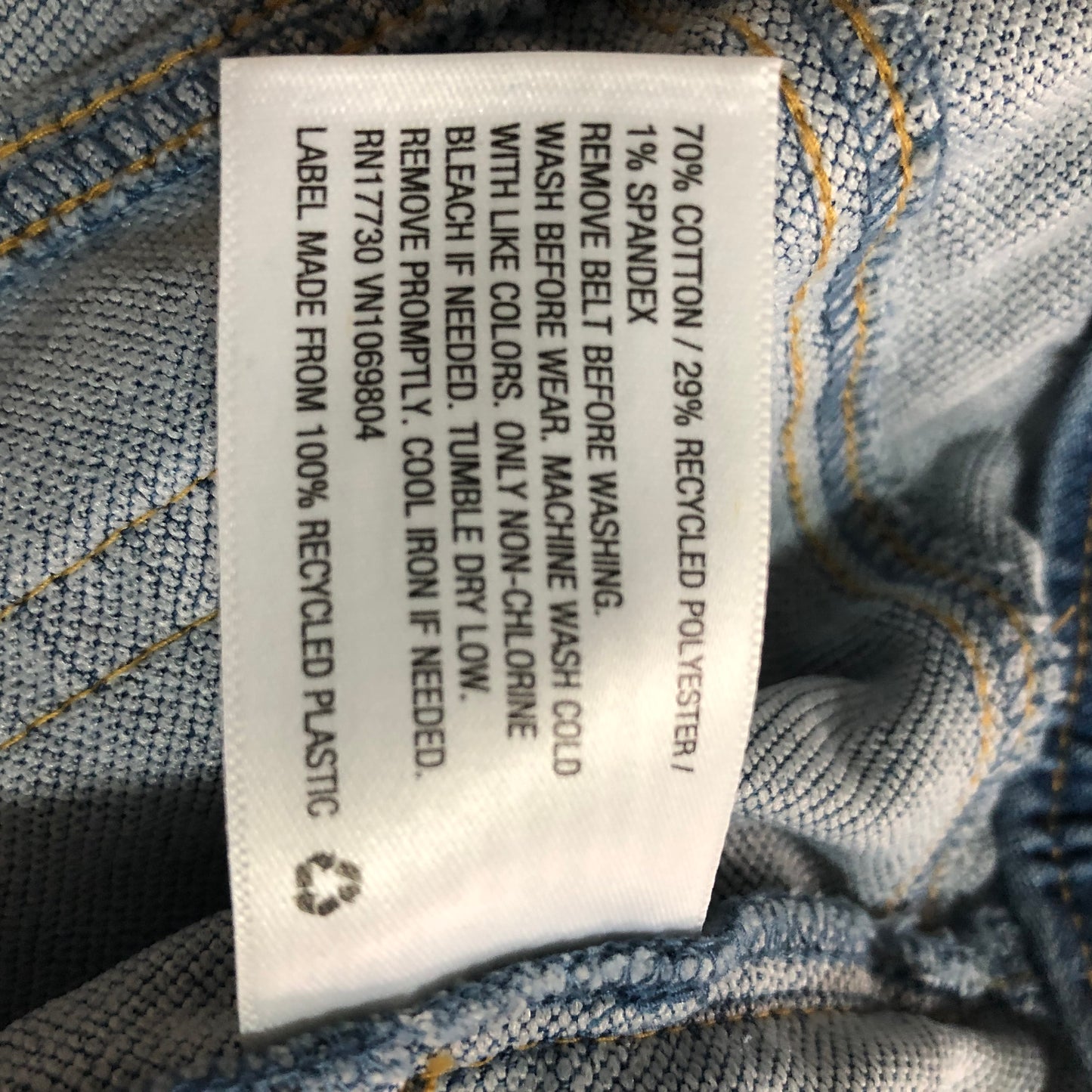 Cat & Jack Suspender Jeans, 12M ((Pre-Loved)