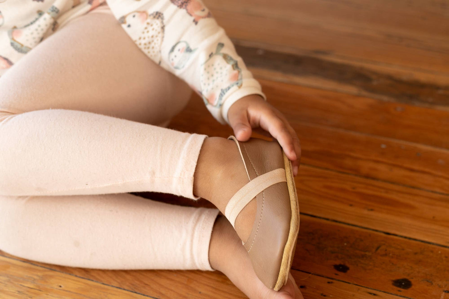 Baby Leather Mary Janes | Clay