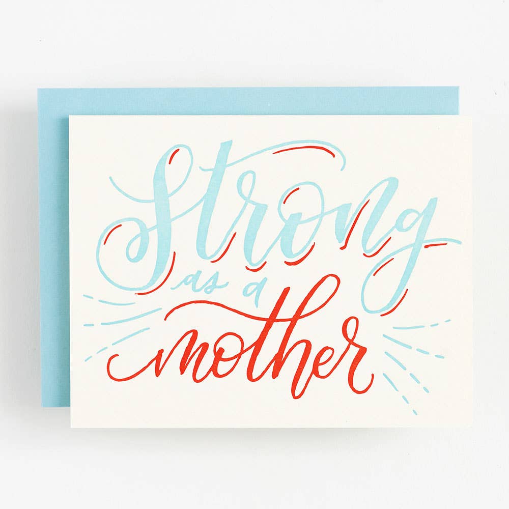 Mother's Day Card | Strong As a Mother