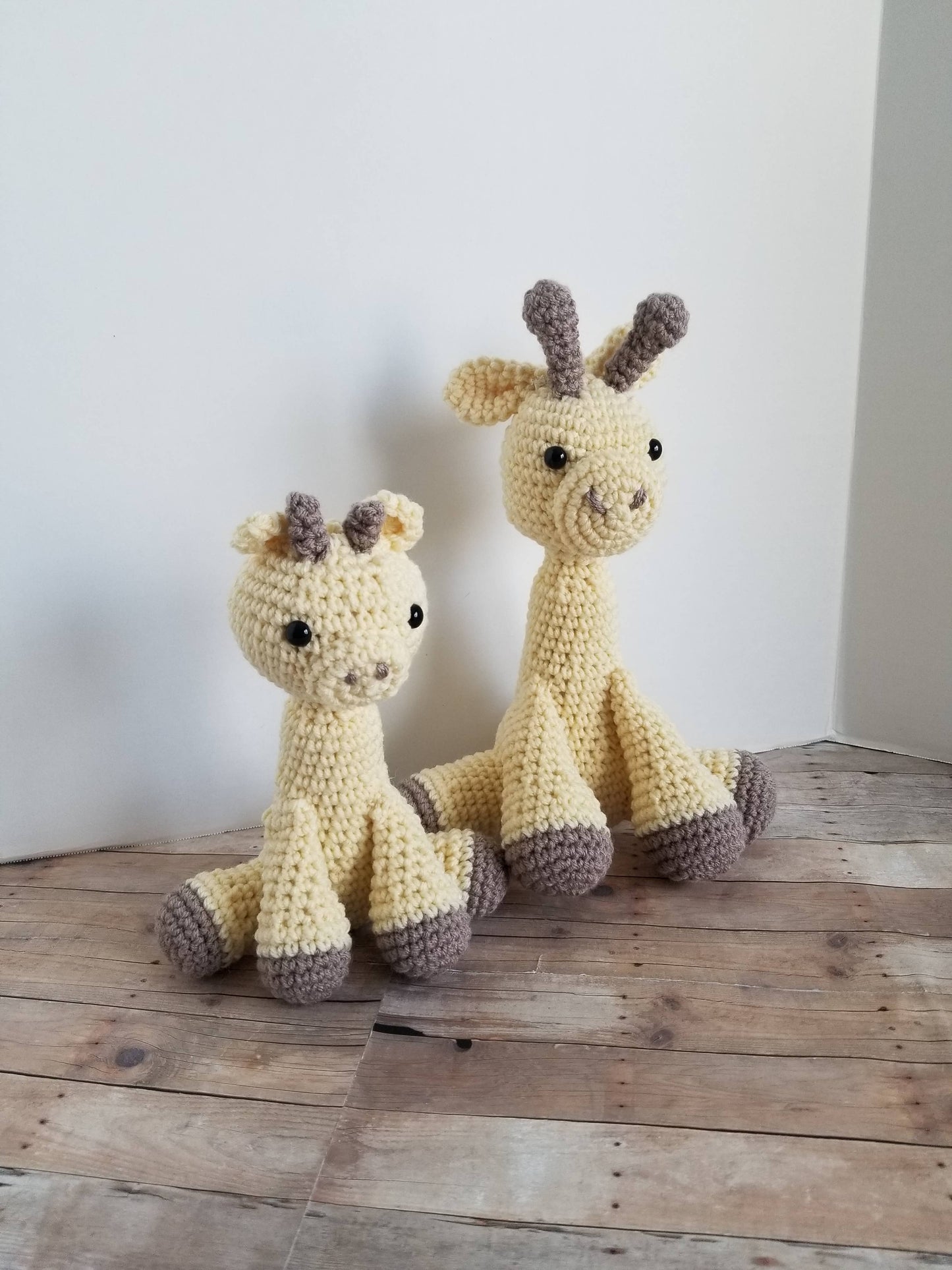 Baby Giraffe Crochet Mini Plush Stuffed Animal Toy