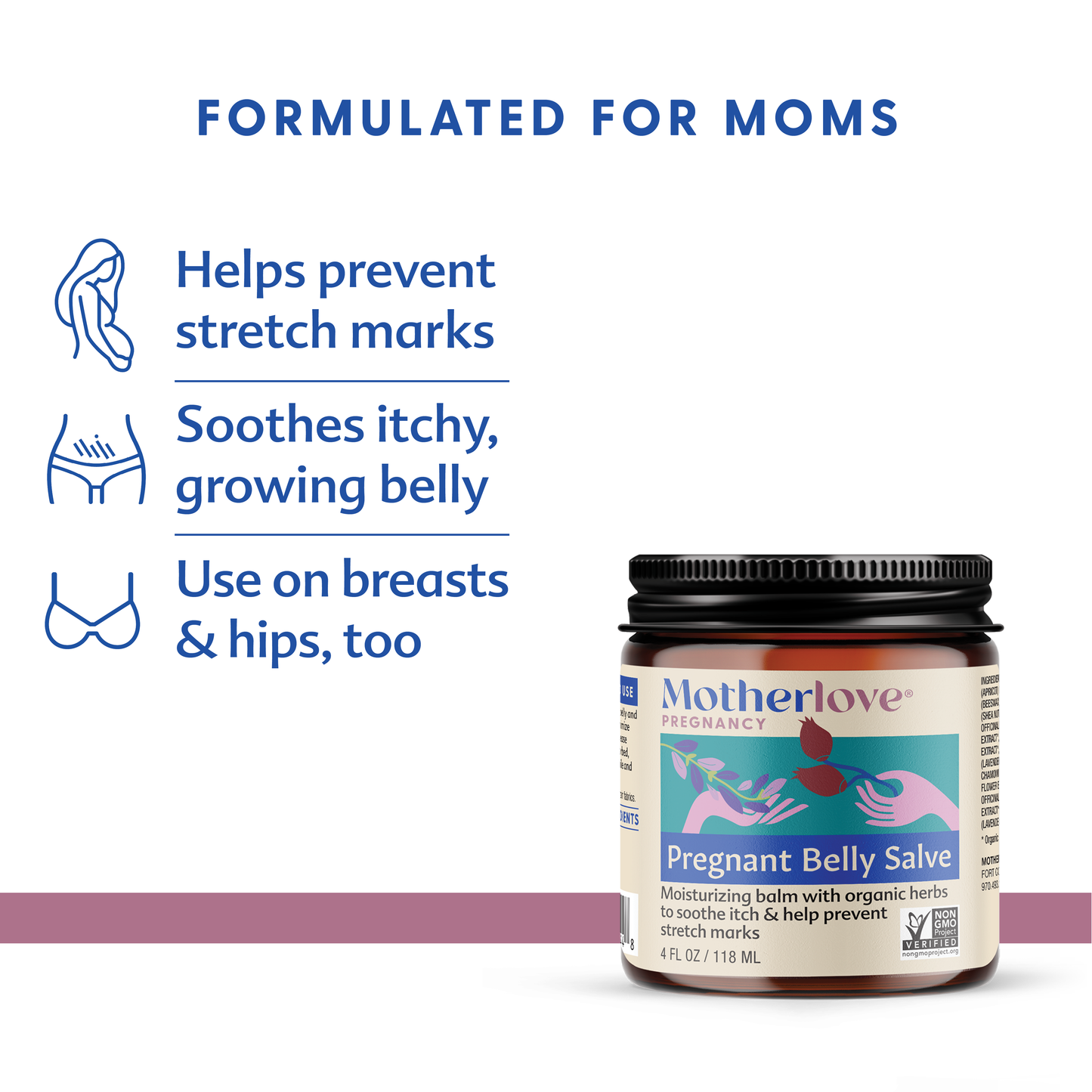 Motherlove Pregnant Belly Salve 4 oz