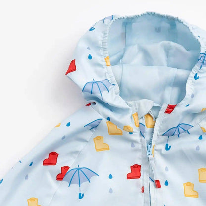 Toddler Rain Poncho | Light Blue