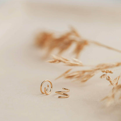 Hello Adorn Tiny Twist Earrings
