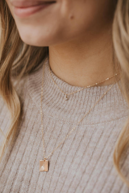Solitaire Necklace