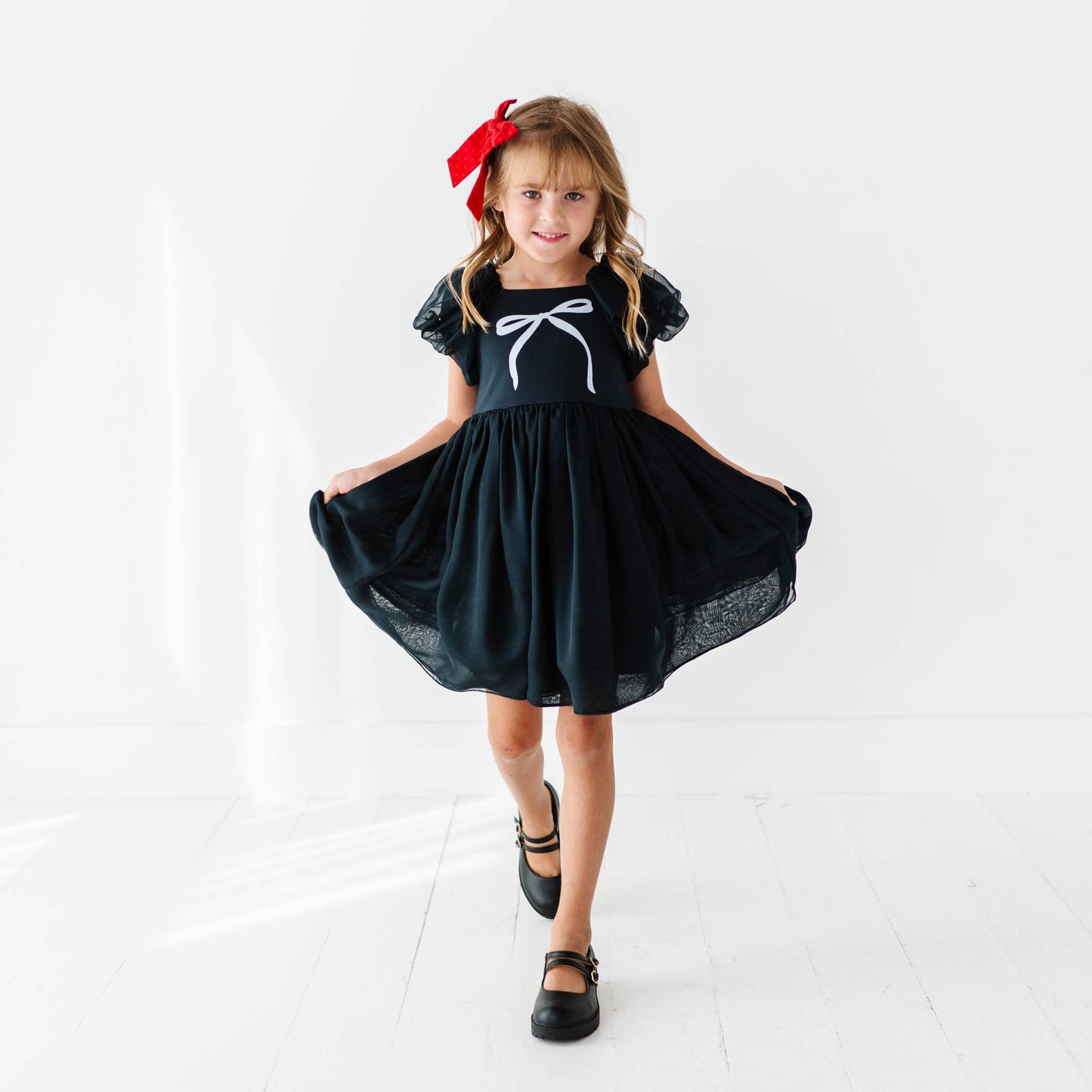 Black | Bow Party Dress