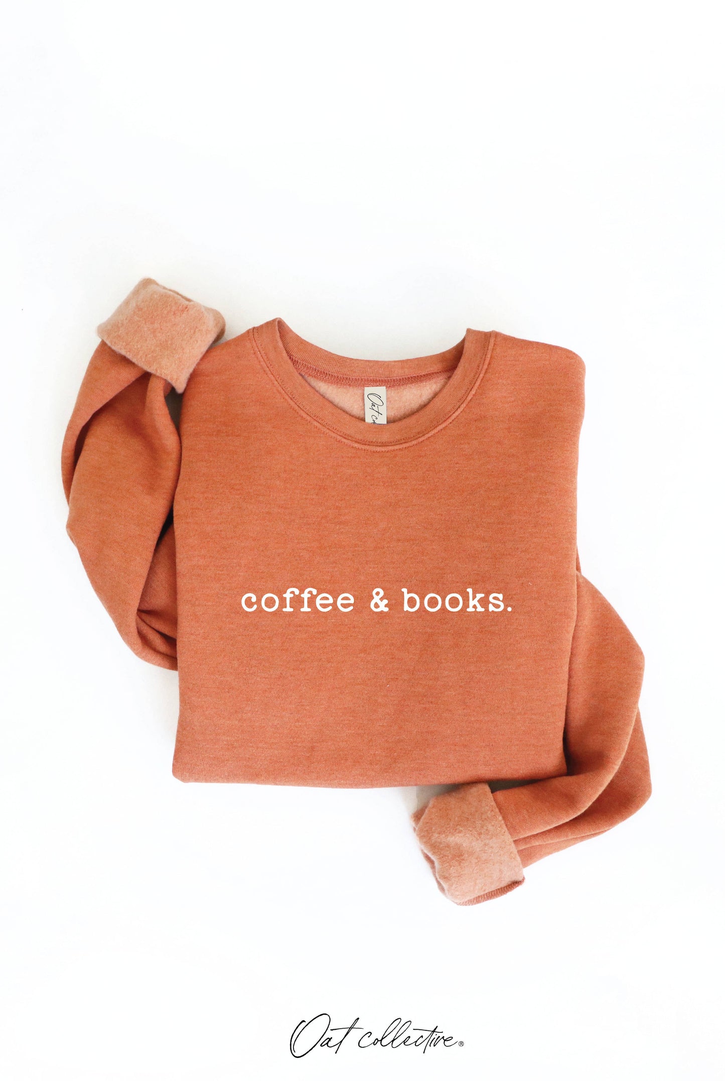 Coffee & Books Crewneck Sweatshirt