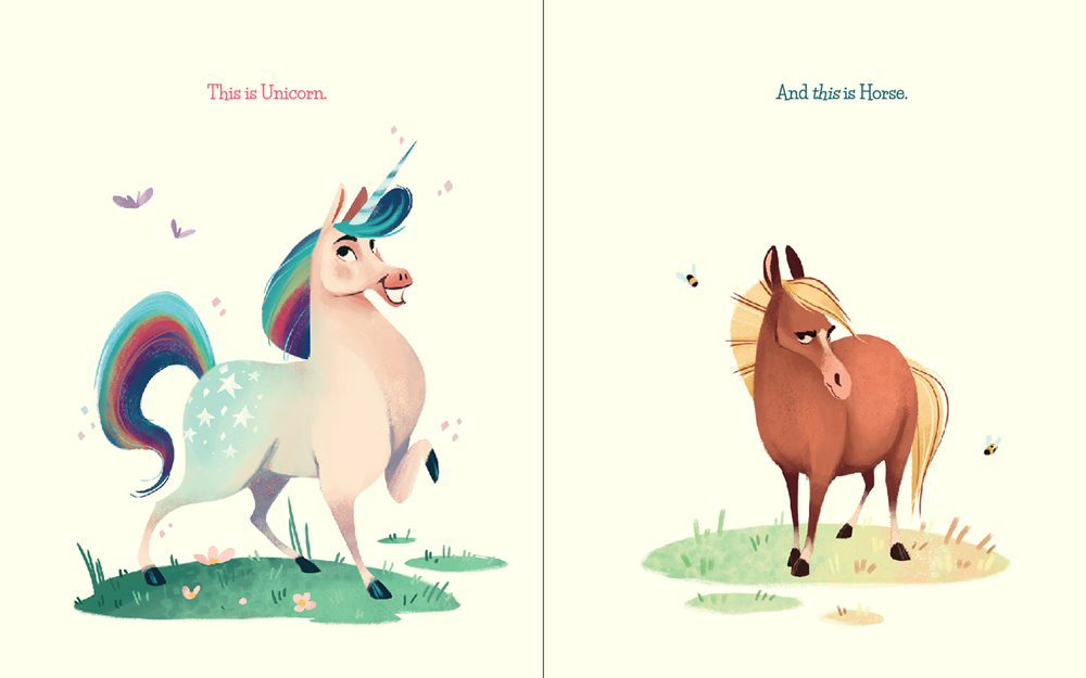 Unicorn and Horse Children's Book