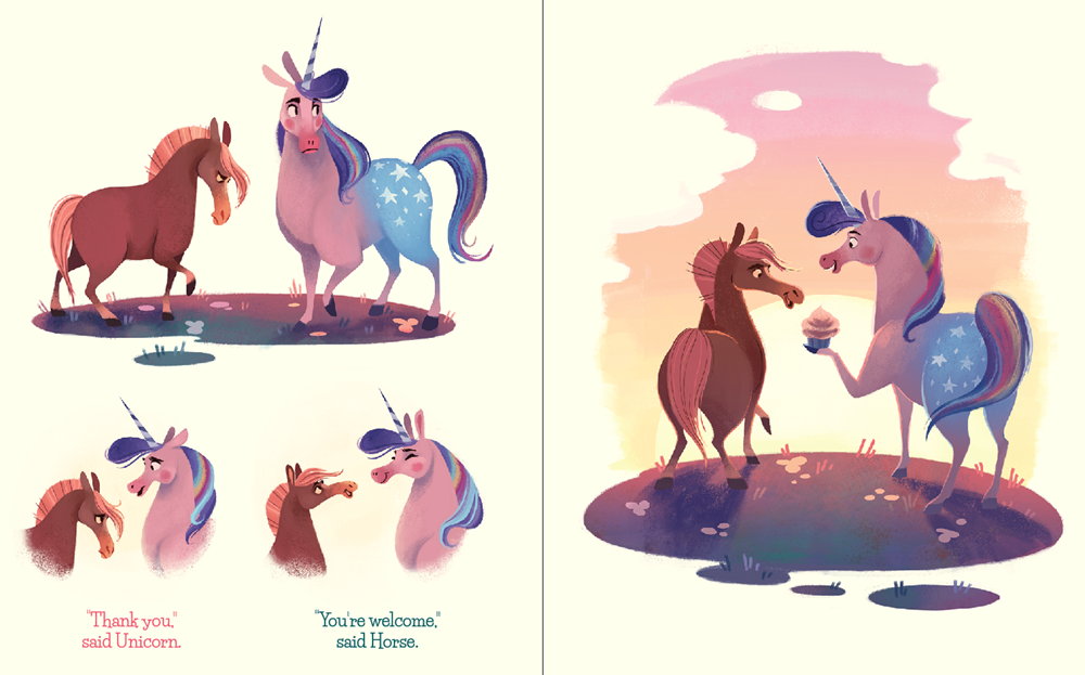 Unicorn and Horse Children's Book