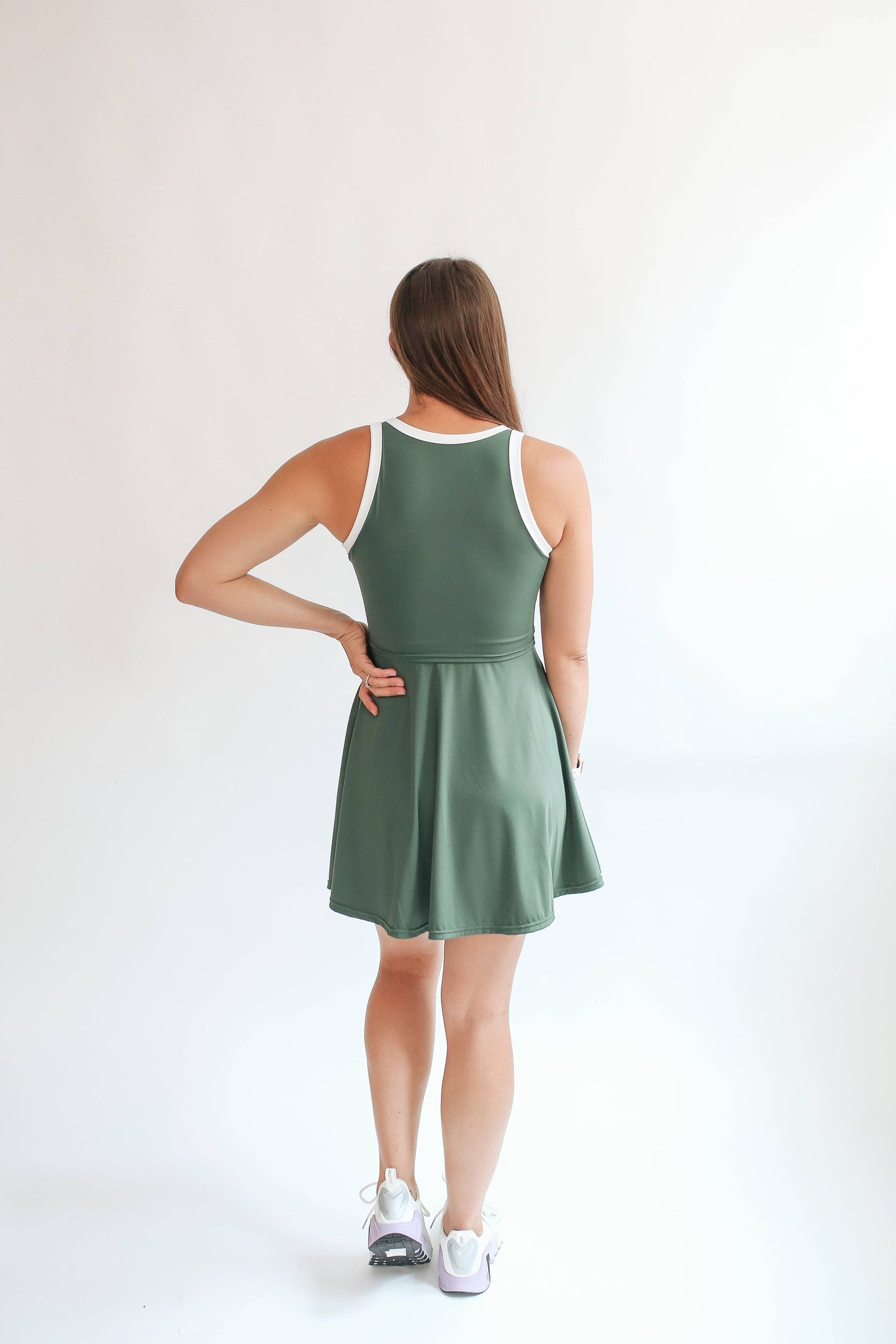 The Courtside Nursing Tennis Dress | Breastfeeding Friendly