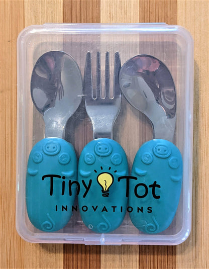 Little Piggy Kids' Travel Utensils
