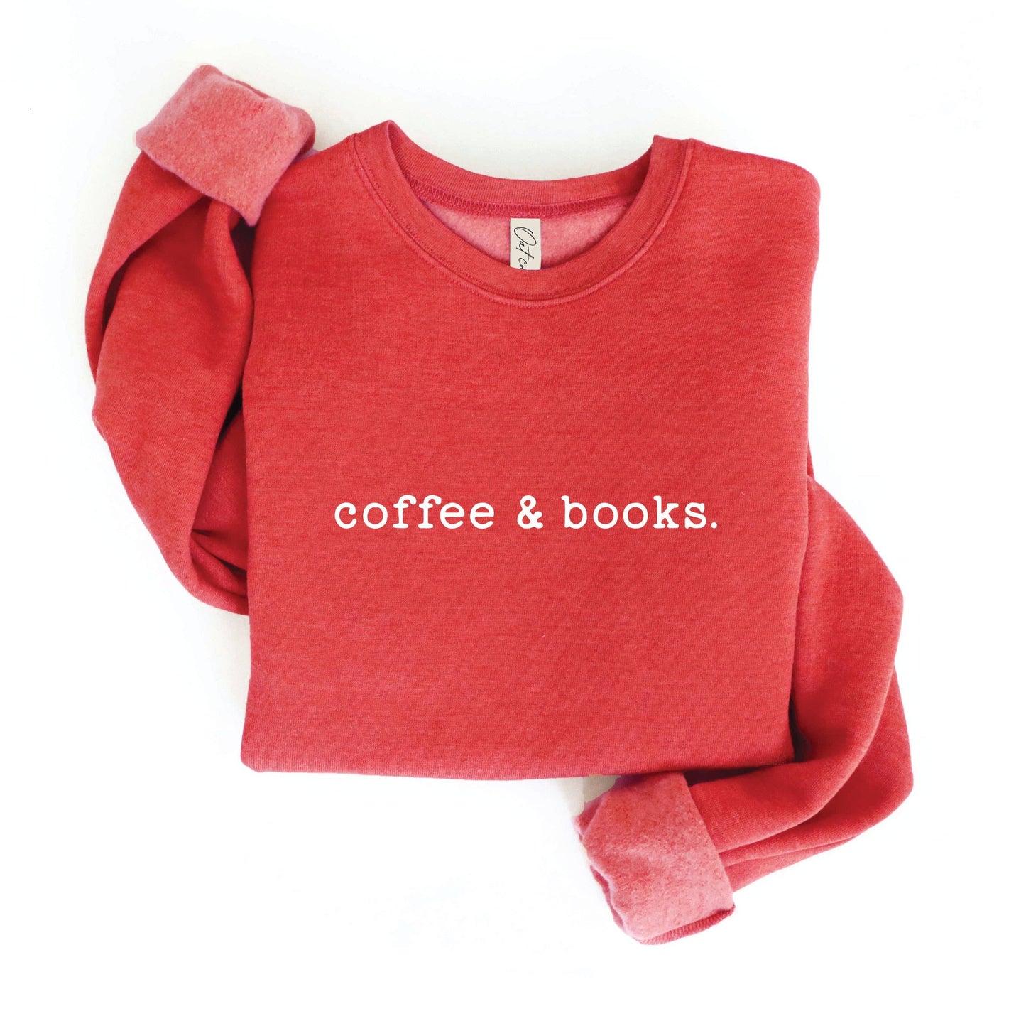 Coffee & Books Crewneck Sweatshirt