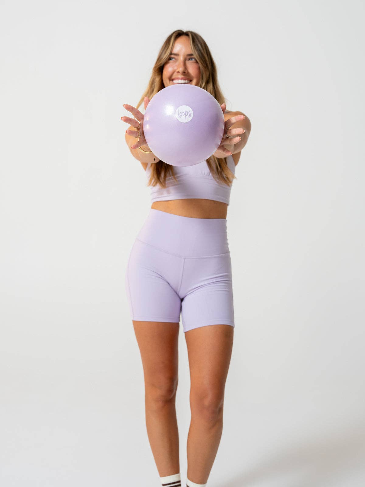 9" Squishy Ball | Barre | Pilates | Lilac