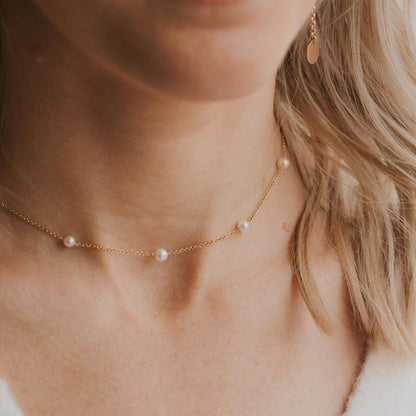 Hello Adorn - Pearl Choker