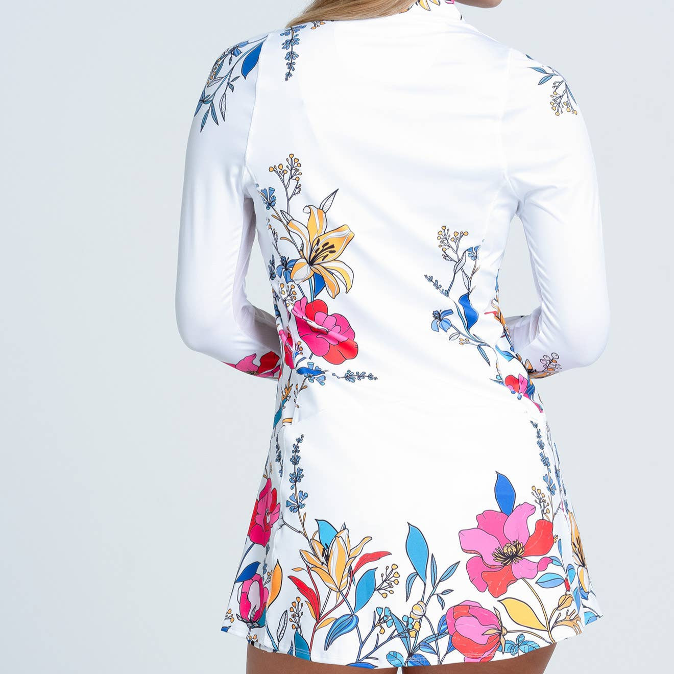 Women's Lucky Bloom L/S Dress | Multicolor