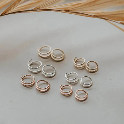Hello Adorn Tiny Twist Earrings