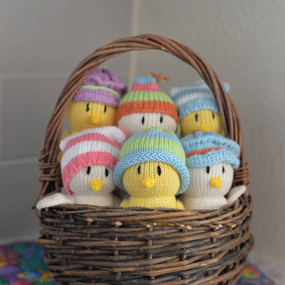 Baby Chick in Pastel Hat