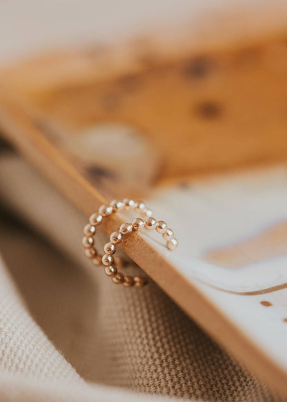 Hello Adorn - Beaded Huggie Hoops