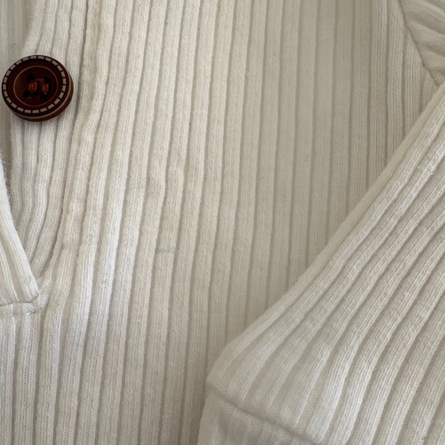 Newborn One-Piece | White | Pre-Loved