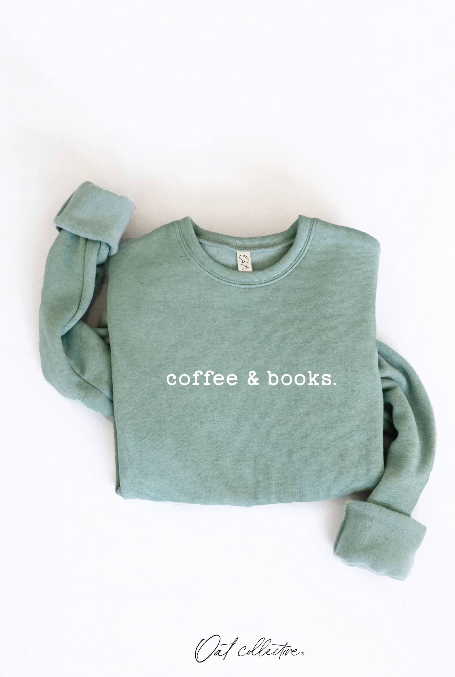 Coffee & Books Crewneck Sweatshirt