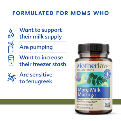 Motherlove More Milk Moringa Capsules