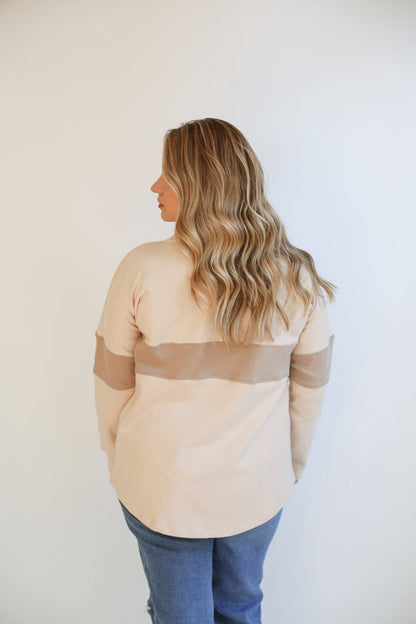 Dual Zip BFF Breastfeeding Long Sleeve | Lightweight Sweatshirt