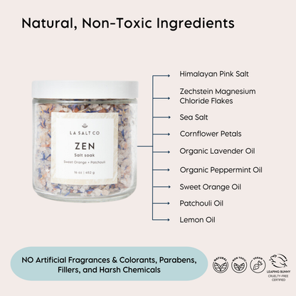 Zen Salt Soak 16oz