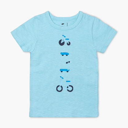 Short Sleeve Crewneck Tee | On Wheels