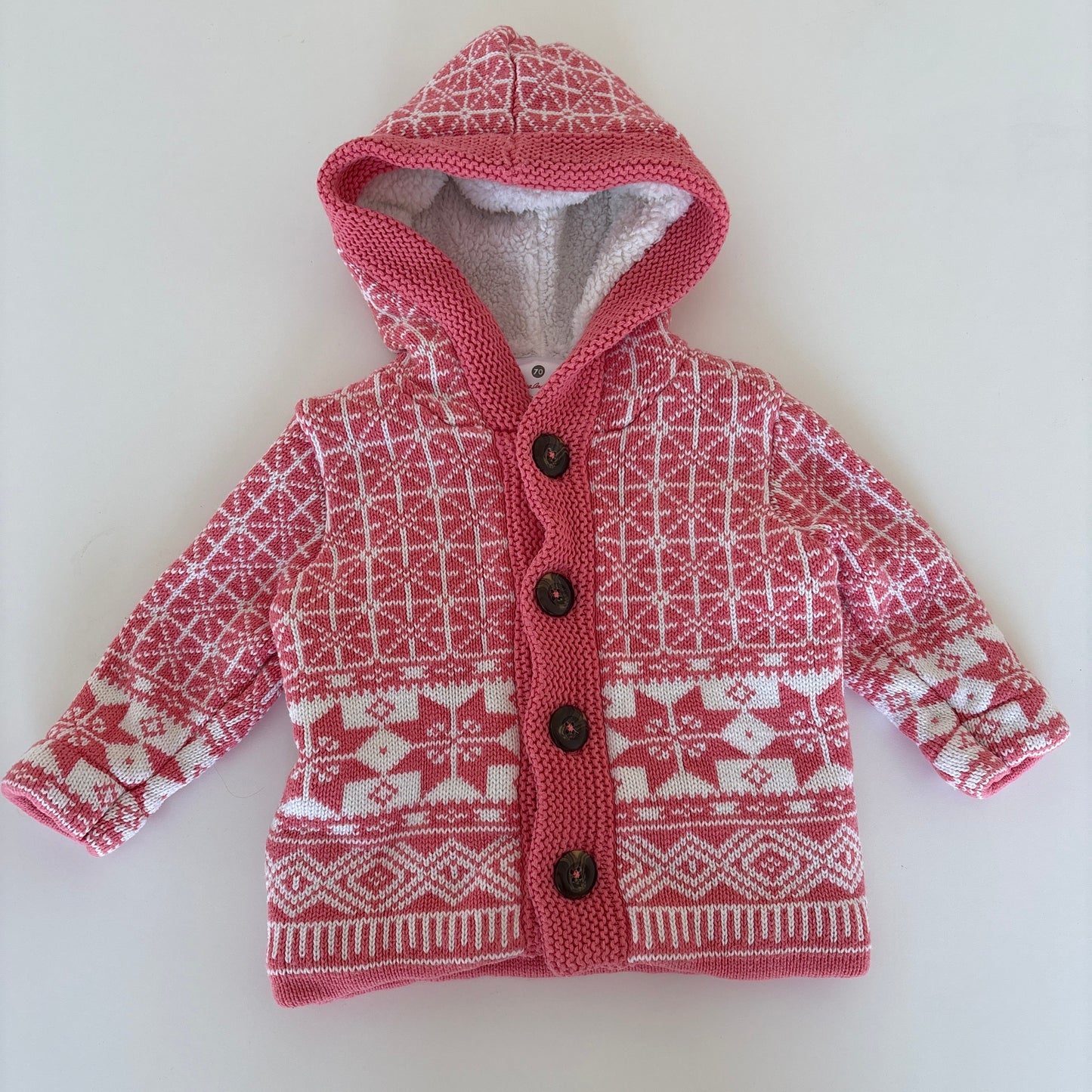 Pre-Loved Knit Cardigan | Pink