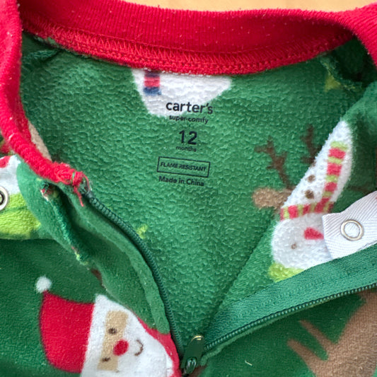 Santa Pajamas, 12M (Pre-Loved)