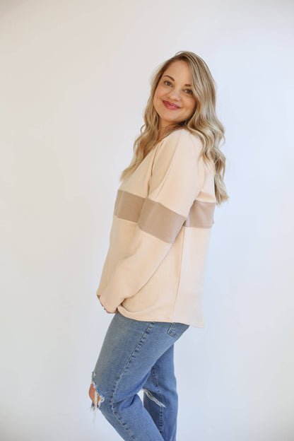 Dual Zip BFF Breastfeeding Long Sleeve | Lightweight Sweatshirt