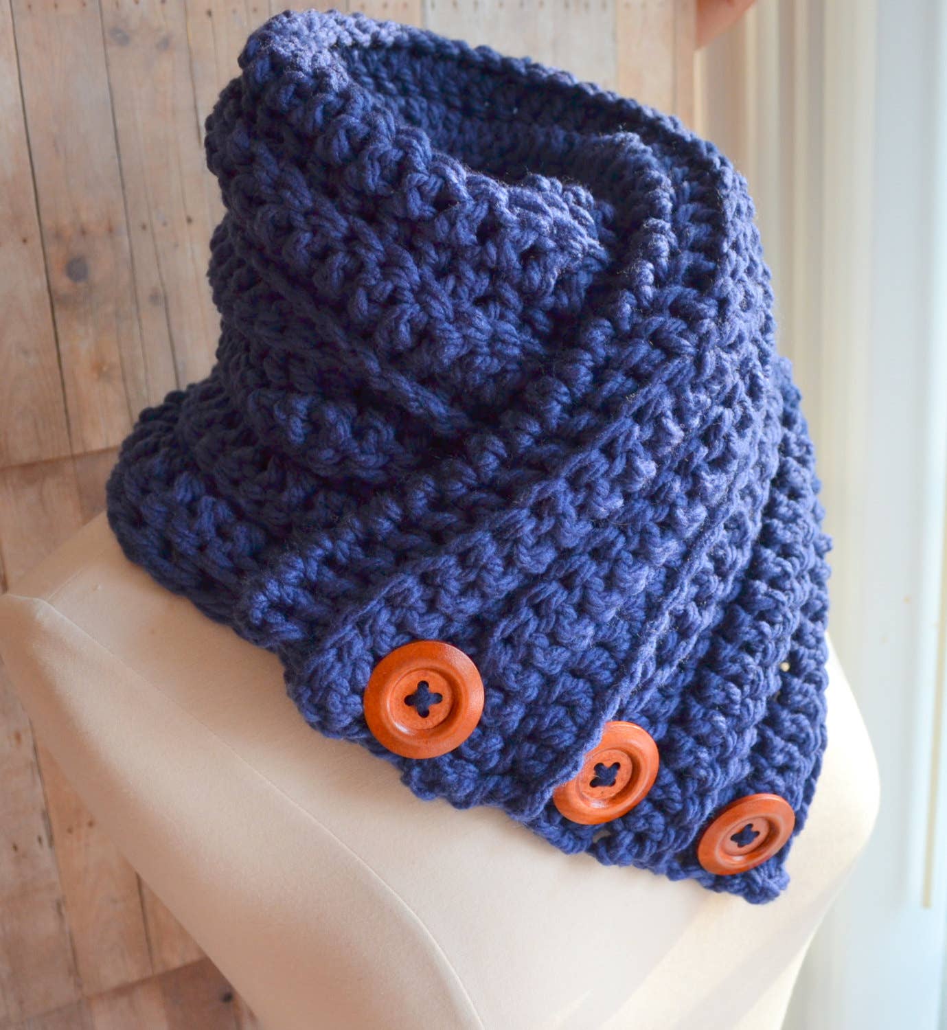 Three Button Cowl