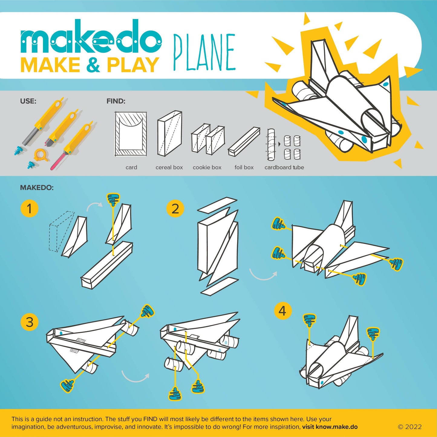 DISCOVER | Makedo Cardboard Construction Kit