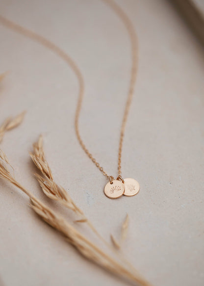 Tiny Vibes Necklace - Heart or Rainbow
