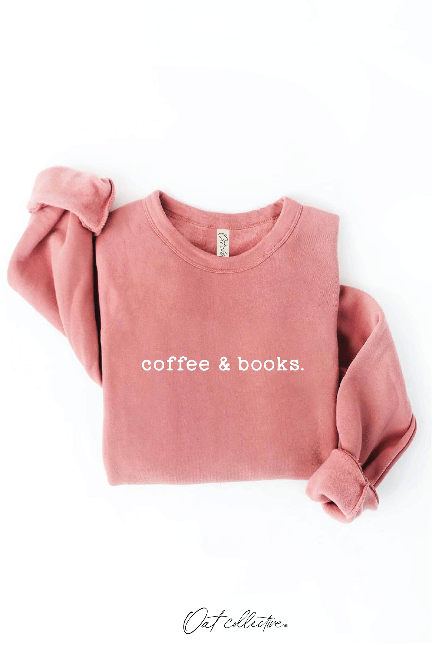 Coffee & Books Crewneck Sweatshirt