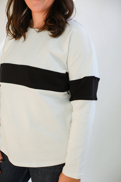 Dual Zip BFF Breastfeeding Long Sleeve | Lightweight Sweatshirt