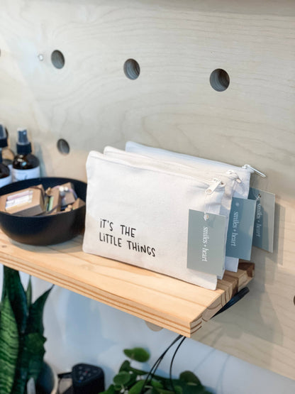 It's the Little Things | Small Zipper Pouch