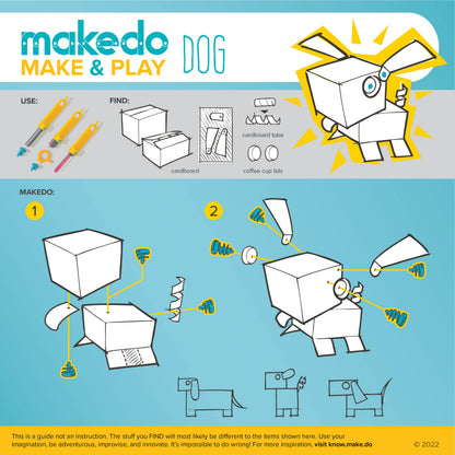 DISCOVER | Makedo Cardboard Construction Kit