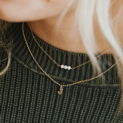 Pearl Linked Necklace| 3, 4, or 5 Pearls | 14kt Gold Fill